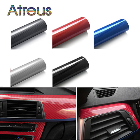 Autocollants de voiture de Film de vinyle de Fiber de carbone 5D haute brillance pour Ford Kuga Ranger Ecosport Chevrolet Lacetti Aveo Volkswagen Polo 6r 9n ► Photo 1/6