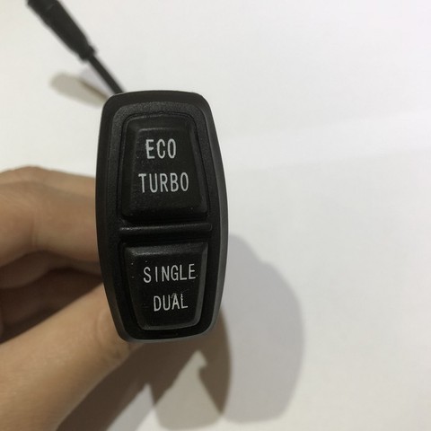 Simple double interrupteur bouton multifonction ECO TURBO pour Kaabo loup guerrier et mante 10 Scooter électrique ► Photo 1/5