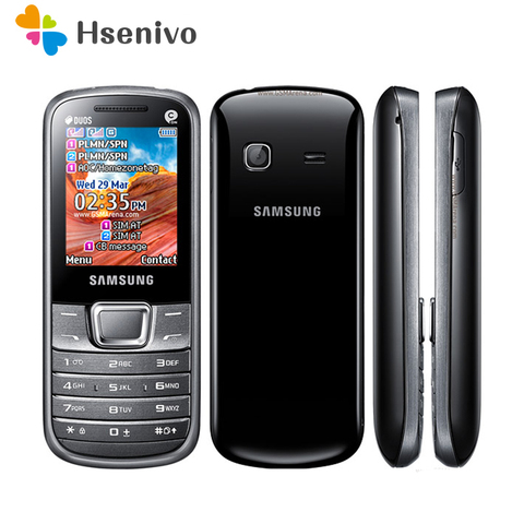 Samsung – téléphone portable E2250 débloqué, reconditionné, Original, 2.0 pouces, Bluetooth, Radio FM, 1000mah, livraison gratuite ► Photo 1/3