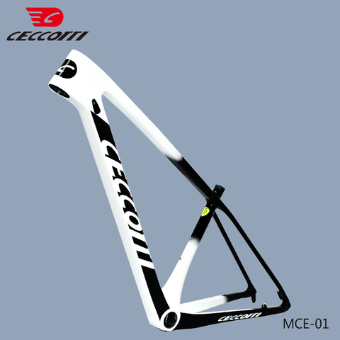 CECCOTTI-cadre de vélo en fibre de carbone 29 pouces, 142/148mm, axe transversal VTT ► Photo 1/3