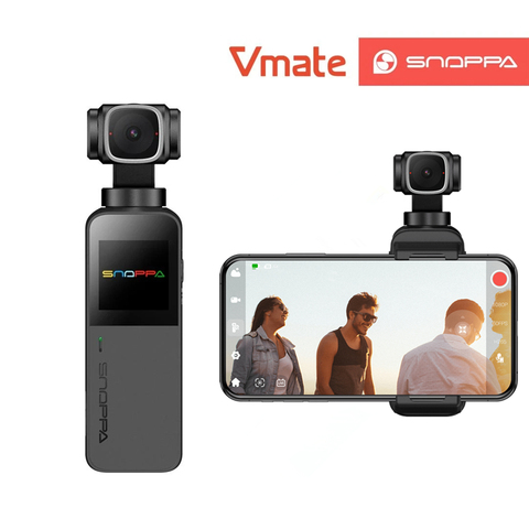 Snoppa Vmate Vlog poche taille de la paume caméra de poche à cardan stabilisateur 3 axes caméra de poche pour Vlog vidéo Youtube caméra intelligente ► Photo 1/6