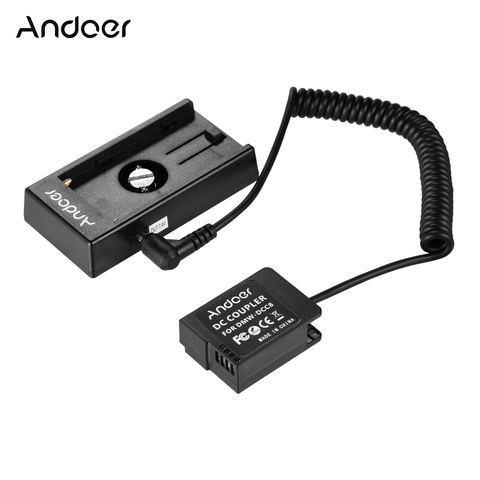 Andoer – coupleur de batterie factice + câble droit + support de plaque de batterie F750 pour appareils photo Fuji//////////////////// ► Photo 1/6