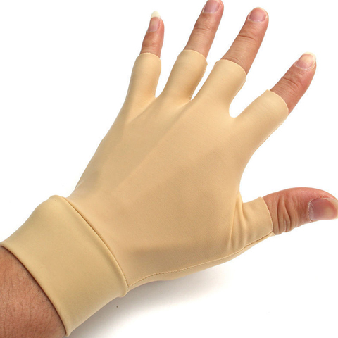 1 paire de gants de corps de Massage de forme physique de soulagement d'arthrite lavable en Nylon Spandex Anti-inflammatoire gants de Compression de main ► Photo 1/6