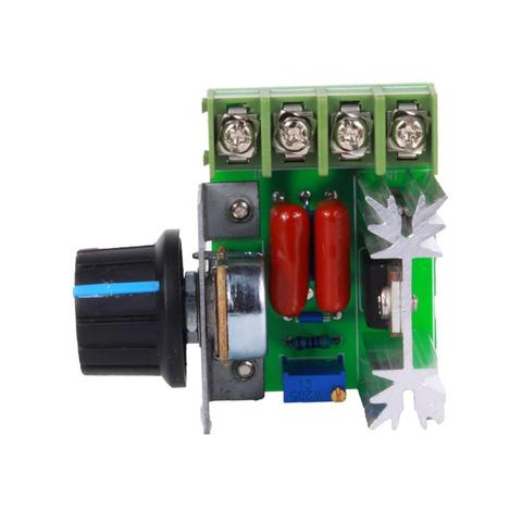 2000 w Régulateur de Tension AC 50-220 v Haute Puissance Moteur Régulateur de Vitesse Brushless Électronique Thyristor Gradateur Thermorégulation plc ► Photo 1/6