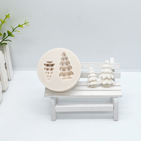 Luyou – moule à Fondant 3D en Silicone, arbre de noël, pour la cuisson, outils de décoration de gâteaux, accessoires de cuisson, FM003 ► Photo 1/5