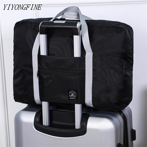 Nouveau sac de voyage en Nylon pliable sac à bagages unisexe grande capacité sac femmes sacs à main imperméables hommes sacs de voyage livraison gratuite ► Photo 1/6