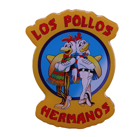 Broche en mauvais émail, broche Los Pollos Hermanos, Badge des frères de poulet, accessoire de Restaurant pour série Tv ► Photo 1/3