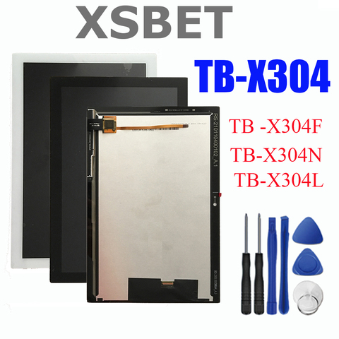 Bloc écran tactile LCD, pour Lenovo Tab 4 TB-X304L 10.1 TB-X304F/X X304, TB-X304N pouces ► Photo 1/6