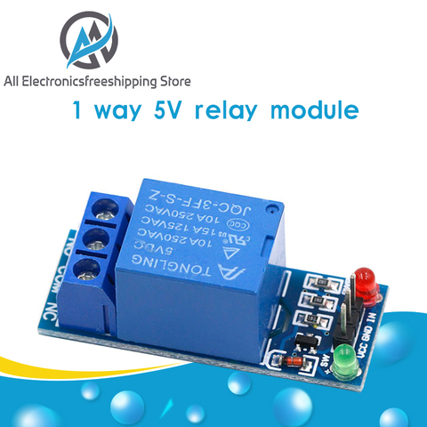 Déclencheur de niveau bas 5V 1 pièce, 1 canal, Module de relais, protection de carte d'interface pour PIC AVR DSP ARM MCU ► Photo 1/6