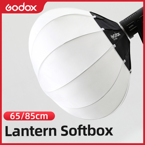 Godox – lanterne pliable et Portable, boîte à lumière de forme ronde, CS-65D 65cm ou CS-85D 85cm, installation rapide, pour Flash de Studio Bowens Mount ► Photo 1/6