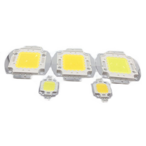 Ampoule pour projecteur, ampoule LED 10W 20W 30W 50W 100W, 12V 36V COB intégrée, blanc chaud, bricolage ► Photo 1/4