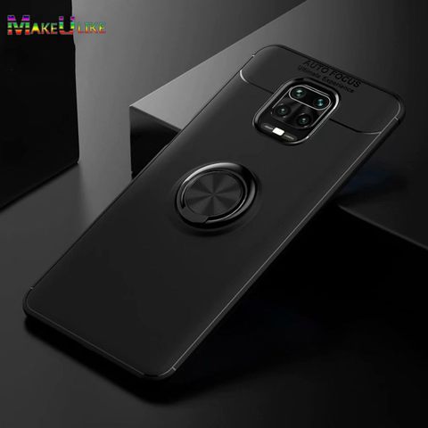 Coque de téléphone avec anneau en Silicone, étui souple Anti-chute pour Xiaomi Redmi K30 K20 Pro 6 6A 7 7A 8 8A Note 9 9s 8 8T 7 6 Pro ► Photo 1/6