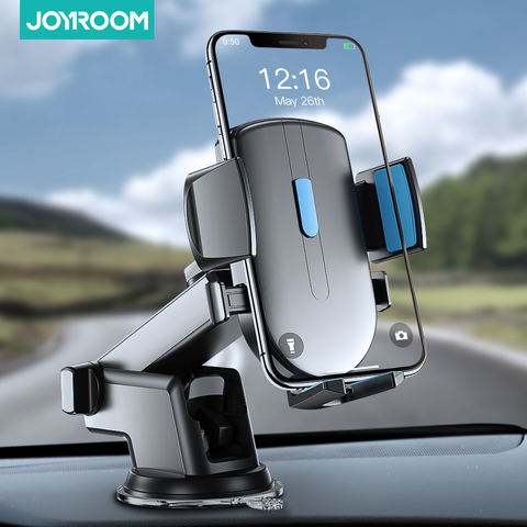 Joyroom voiture Support pour téléphone Support 360 Rotation pare-brise Support de gravité forte ventouse tableau de bord Support pour téléphone dans la voiture ► Photo 1/6