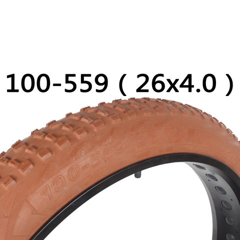 Pneu fat bike ultraléger avec perles en fil 30tpi, pour vélo de plage et de ville, 26x4.0 ► Photo 1/5