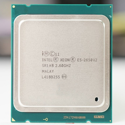 Processeur Intel Xeon E5-2650 V2 E5 2650 V2 CPU 2.6 LGA 2011 SR1A8 Octa Core processeur d'ordinateur de bureau e5 2650V2 100% travail normal ► Photo 1/3