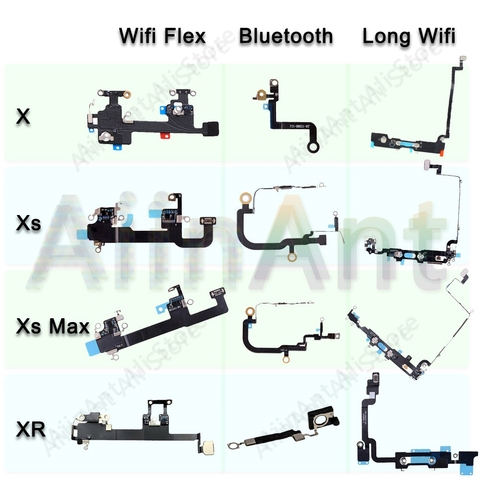 Original pour iPhone X Xs Max XR Wifi Bluetooth NFC WI-FI GPS Signal antenne câble flexible couverture réparation pièces de réparation ► Photo 1/6