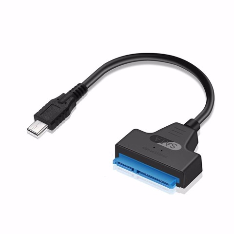 Câble USB 3,0 SATA, adaptateur Sata vers USB 3,0, jusqu'à 6 Gbps, prise en charge 2,5 pouces, disque dur externe HDD SSD, câble Sata III 22 broches, ► Photo 1/6