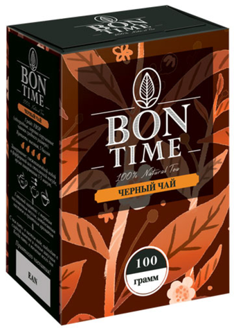 «Bontime», чай черный, 100 г ► Photo 1/1