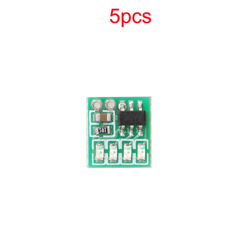 Micro indicateur de capacité de batterie au Lithium, 5 pièces, Module indicateur de capacité de clignotant LED 3V-4.2V pour avion fr RC FPV, panneau d'indication de PCB ► Photo 1/6