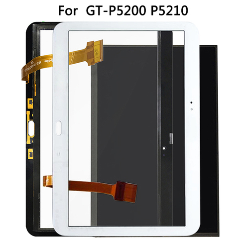 Nouvel écran tactile P5200 pour Samsung Galaxy Tab 3 10.1, P5210, P5220, capteur, lentille avant en verre ► Photo 1/5