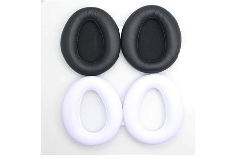 Étui en cuir pour casque d'écoute Sony, 2 pièces, MDR-10RBT MDR-10RNC MDR-10R, protège-oreilles, housse éponge, oreillettes de remplacement ► Photo 1/5