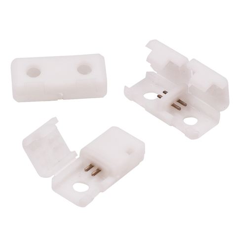 Connecteur d'épissure 2pin je forme prise moyenne de 2 broches pour 11-12mm aucun fil Led bande lumière 2835 5050 AC110-220V connecteur étanche ► Photo 1/5