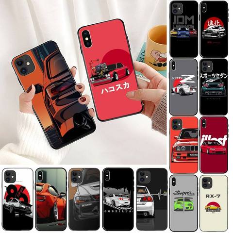 TOPLBPCS voiture manger sommeil JDM coque de téléphone pour iPhone 11 8 7 6 6S Plus 7 plus 8 plus X XS MAX 5 5S XR 12 11 Pro max se 2022 étui ► Photo 1/6