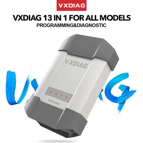 VXDIAG ALLSCANNER 13 en 1 pour tous les modèles pour BMW pour Ford id pour Toyota TIS V15 C6 pour Benz pour GM GDS2 Tech2win outil de Diagnostic ► Photo 1/6