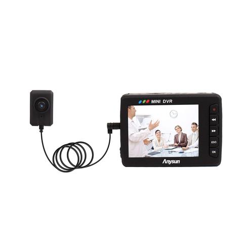 Enregistreur vidéo Portable Mini voiture DVR ange oeil AV sortie boucle enregistrement vidéo sécurité véhicule conduite caméra (US) 750 noir ► Photo 1/6