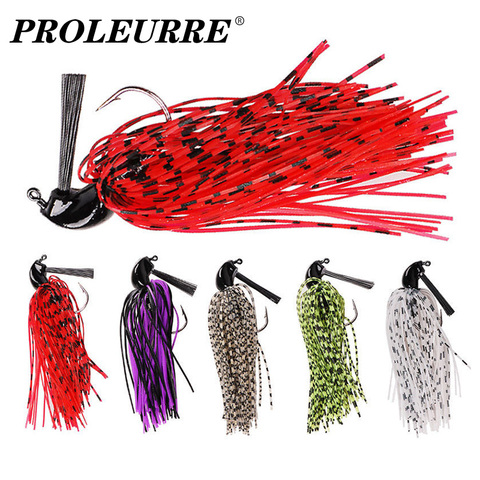 1 PC Spinner appât leurres de pêche calamar basse gabarits en caoutchouc composé Buzzbait barbe brochet appâts métalliques artificiels matériel de pêche ► Photo 1/6