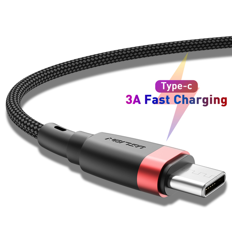 Câble USLION USB C Type C pour Huawei P30 câble de USB C chargeur rapide pour Samsung S9 câble de données de fil de charge de téléphone portable ► Photo 1/6