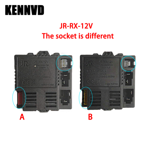 Télécommande électrique de bluetooth de voiture de jouet des enfants 6V de JR-RX-12V, contrôleur avec l'émetteur de bluetooth de fonction de début lisse ► Photo 1/5