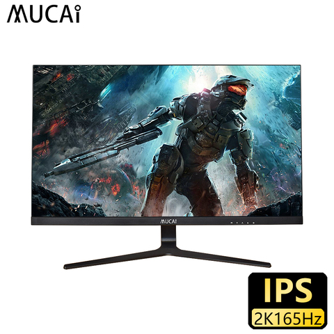 MUCAI 27 pouces 2K moniteur 165Hz ordinateur de bureau lcd affichage jeu écran plat ordinateur LED 2560*1440 HDMI/DP ► Photo 1/6