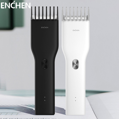 ENCHEN Boost électrique tondeuse à cheveux professionnel sans fil charge rapide en céramique coupe de cheveux Machine tondeuse pour hommes enfants ► Photo 1/6