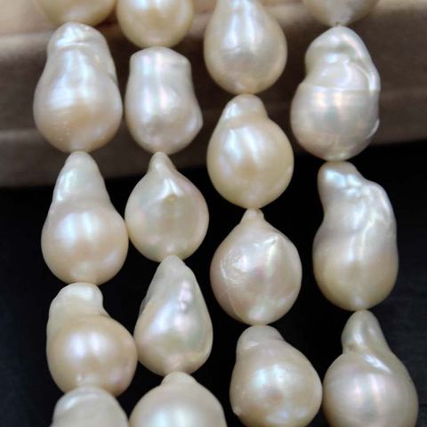 13*18MM grande perle Baroque 4 Pcs/Lot 100% AA perles d'eau douce naturelles breloques bijoux perle en vrac ► Photo 1/3