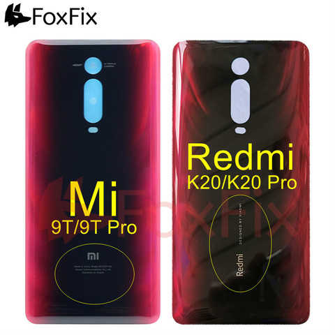 Nouveau pour Xiaomi Mi 9T couvercle de verre de batterie arrière Redmi K20 Pro boîtier de porte de boîtier arrière pour Xiaomi Mi 9t panneau de couvercle de batterie remplacer ► Photo 1/6