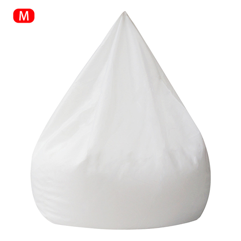 Pour sac de haricot salon hôtel solide maison chaise couverture élastique blanc doublure intérieure fermeture à glissière paresseux canapé facile à nettoyer pas de remplissage ► Photo 1/6