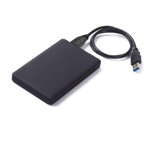 Boîtier mince et Portable pour disque dur 2.5 HDD, Sata vers USB, avec câble USB 2.0 ► Photo 1/6