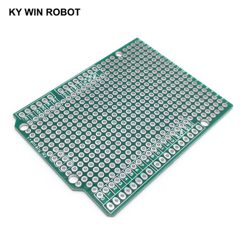 1 pièces Prototype carte de circuit imprimé pour Arduino UNO R3 ATMEGA328P bouclier platine de prototypage Protoshield bricolage FR4 2.54mm pas épaisseur 1.6mm ► Photo 1/6