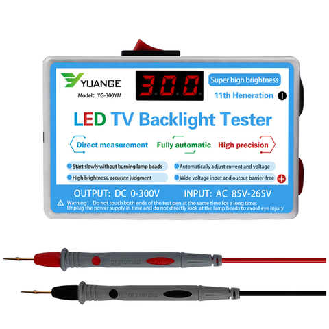 Testeur de rétro-éclairage de télévision, lampe LED 0-300V, bandes LED polyvalentes, outil de Test de perles, Instruments de mesure pour la lumière LED ► Photo 1/6