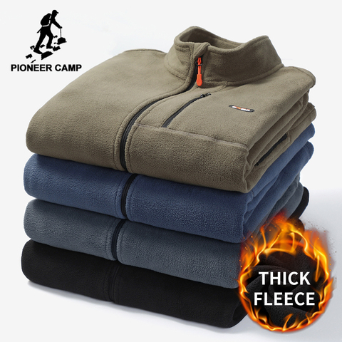 Pioneer Camp 2022 nouveau chaud polaire veste hommes coupe-vent épaissir automne hiver hommes vêtements Streetwear vestes XLW023012 ► Photo 1/6