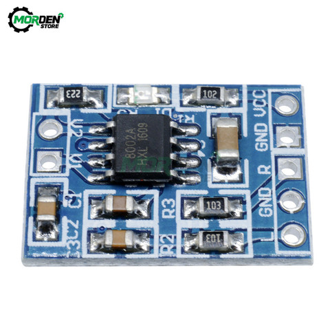 Mini amplificateur de puissance Audio HXJ8002, 10 pièces, carte Mono canal, Module d'amplificateurs vocaux à faible bruit 2.0-5.5V, remplace PAM8403 ► Photo 1/6