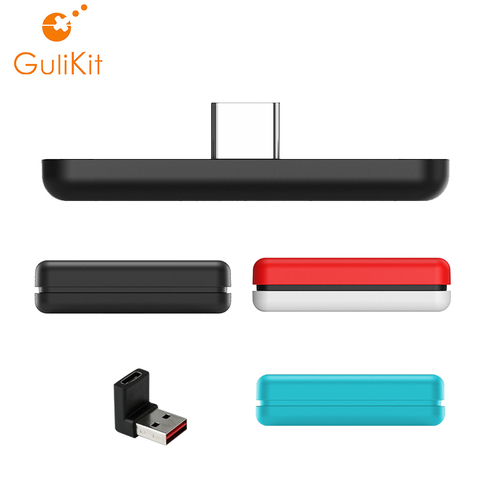 GuliKit NS07 Route Air sans fil Bluetooth Audio adaptateur USB-C transmetteur pour Nintendo Switch / Switch Lite PS4 PC jeu ► Photo 1/6