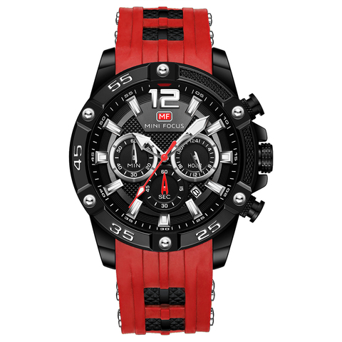 MINI FOCUS mode Sport montre hommes étanche hommes montres haut de gamme Quartz de luxe Relogio Masculino Reloj Hombre bracelet en Silicone ► Photo 1/6