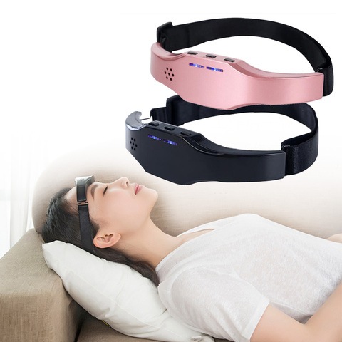 Masseur électrique pour le soulagement des maux de tête et de la Migraine, appareil de thérapie Rechargeable par USB, relaxation, soins de santé ► Photo 1/6