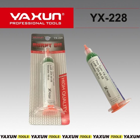 Livraison la plus rapide 5 pièces yaxun 228 flux 10CC BGA pâte à souder Flux de soudure pâte à billes Flux Yaxun flux de soldage de haute qualité ► Photo 1/2