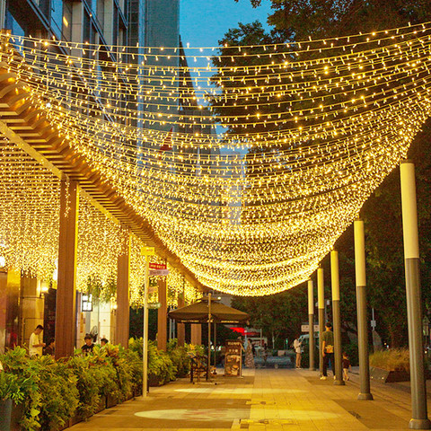 Thrisdar 50M 100M 200M 300M 500M guirlande LED de noël lumière de fée en plein air mariage fête de vacances fée guirlande guirlande lumineuse ► Photo 1/6