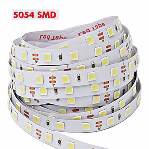 2017 Nouveauté 5054 SMD A Mené La Lumière De Bande Menée Non-imperméable de Bande 60leds/m DC 12 v beaucoup Plus lumineux que 5050 5630 3528 Blanc chaud ► Photo 1/6