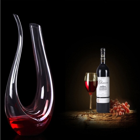 Grand décanteur pour verres de 1500ML, verre de vin rouge, cristal rouge, cognac, Champagne, carafe, aérateur pour Bar familial ► Photo 1/6