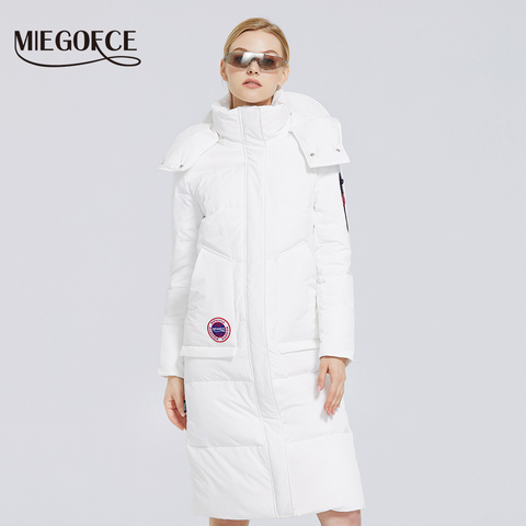 MIEGOFCE 2022 hiver nouveau manteau de coton pour femmes longue veste femmes Parkas vêtements avec miegofce conception hiver manteau armée pardessus ► Photo 1/6